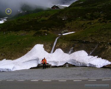 André op de Klausenpass