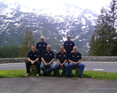 Clubleden van BC Nostalgie uit Gelderland in Zwitserland 2012
